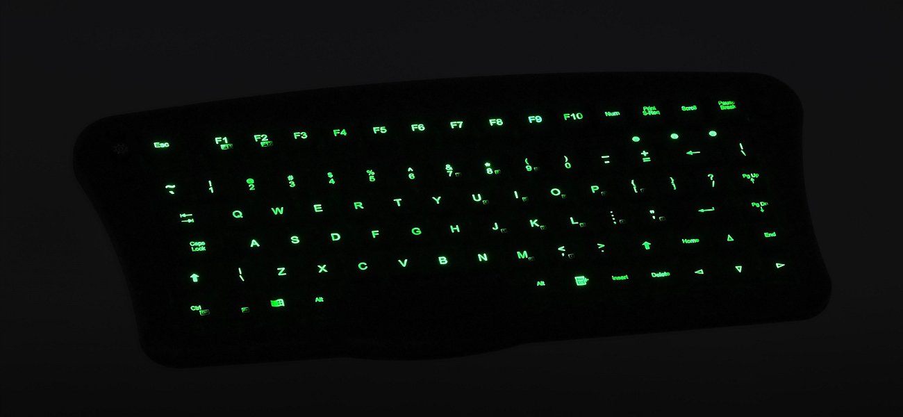 Waterproof industrial keyboard DS86W